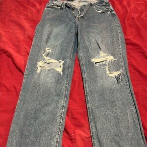 Wild Fable Light Blue Distressed Boyfriend Jeans